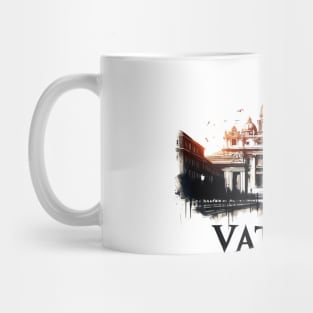 Vatican City Travel Vintage Mug